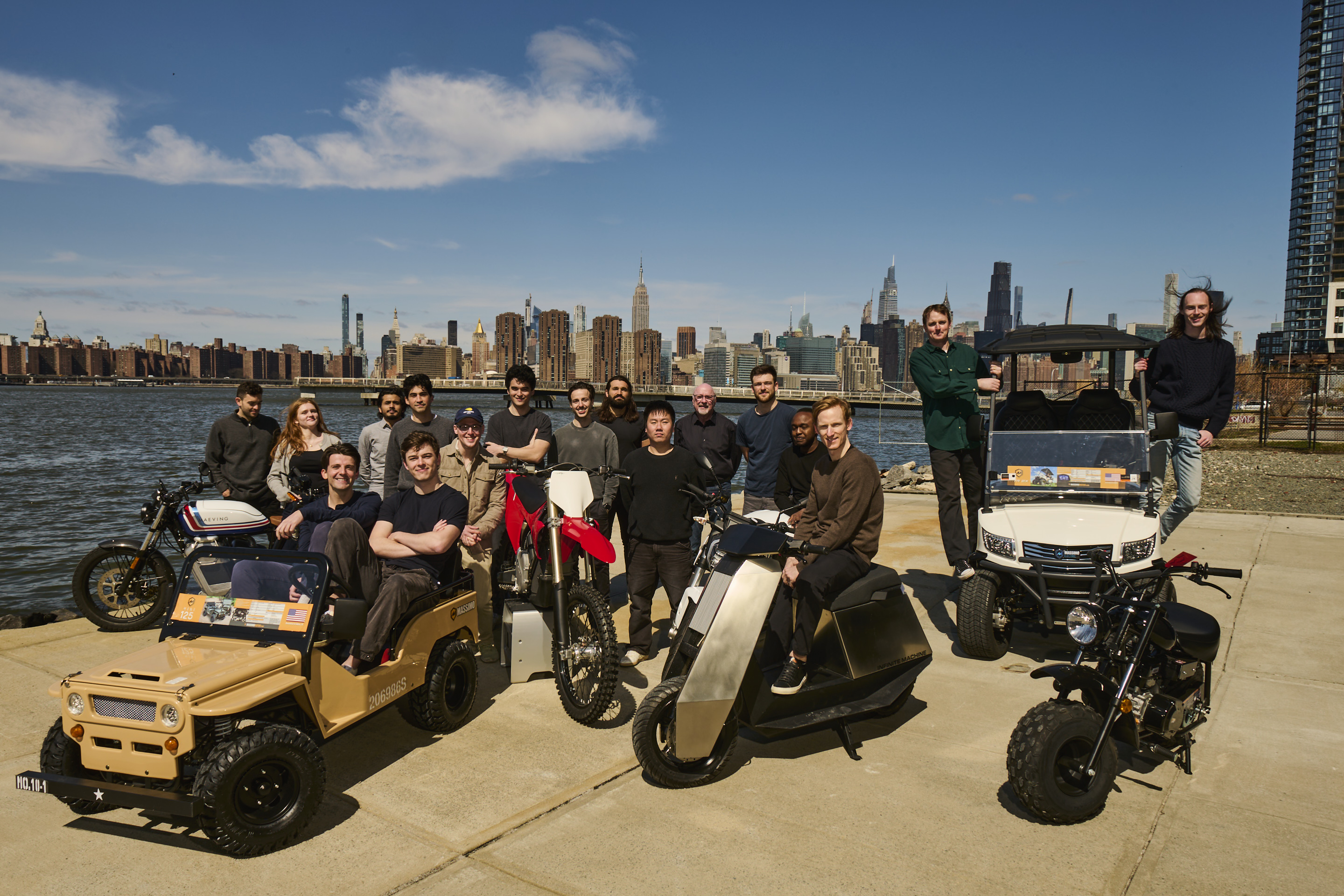 Team photo at the Brooklyn waterfront